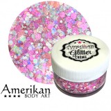 Amerikan Chunky Glitter Creme –  Cupid 15 gr 